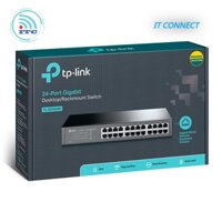 TP-Link Switch Gigabit 24 cổng 10/100/1000Mbps Gắn tủ/ Để bàn -TL-SG1024D - Hàng Chính Hãng