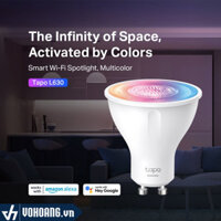 TP-Link Tapo L630 | Bóng Đèn Wi-Fi Thông Minh Spotlight - Đa Màu Sắc Với 16 Triệu Màu - Nhiệt Độ Màu Lên Đến 6500K - Hỗ Trợ Điều Khiển Từ Xa