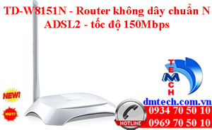 TP-Link TD-W8151N – Modem Router Wireless ADSL2+