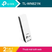 TP-Link USB wifi (USB thu wifi) Chuẩn N 300Mbps TL-WN821N - Hãng phân phối chính thức LazadaMall