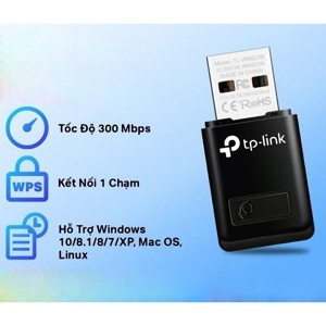 TP-Link 300Mbps Mini Wireless N USB Adapter TL-WN823N