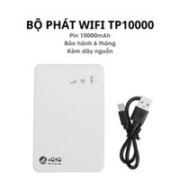 TP10000 - Bộ Phát Wifi Kiêm Sạc Dự Phòng Pin 10000mAh Bảo Hành 3 tháng