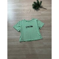 TPA60 (M-6XL) Áo Thun Nữ Croptop Phom Rộng Big Size Tuyenphan