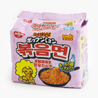 TPBS: Mì xào cay Hàn Quốc vị gà sốt phô mai Carbonara Nissin 100gx5 gói - Hachi Hachi Japan Shop