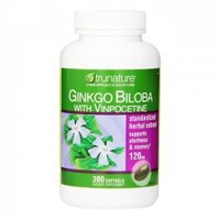 Tpbvsk bổ não Trunature Ginkgo Biloba 120mg, Chai 300 viên