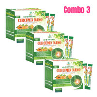 TPBVSK  Combo 3 Hộp Gel Nghệ Mật Ong Curcumin Nano Hỗ Trợ Cải Thiện  Viêm Loét Dạ Dày, Tá Tràng