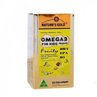 Tpbvsk dầu cho trẻ em Nature's Gold Omega 3, Hộp 125 viên