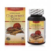 Tpbvsk đông trùng hạ thảo Vitale Plus Cordy Best Gold, Chai 90 viên