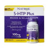 Tpbvsk giảm căng thẳng và tăng hưng phấn Natrol 5-HTP Plus 100mg, Hộp 150 viên