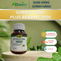 [TPBVSK] GINKGO 6000 PLUS BRAHMI 3000 – Viên Uống Bổ Não (Hộp 60 Viên)