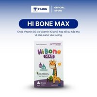 TPBVSK Hi Bone Max – Vitamin D3 K2 nhỏ giọt, hỗ trợ hấp thu Canxi (Chai 20ml)