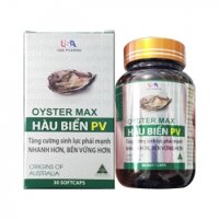 Tpbvsk tinh chất hàu USA Pharma Oyster Max Hàu biển PV, Hộp 30 viên