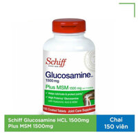 TPBVSK XƯƠNG KHỚP SCHIFF GLUCOSAMINE 1500MG PLUS MSM 1500MG, CHAI 150 VIÊN