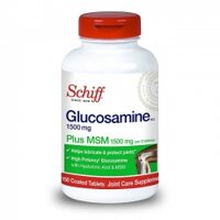 Tpbvsk xương khớp Schiff Glucosamine 1500mg Plus MSM 1500mg, Chai 150 viên