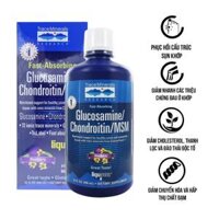 TPCN Hỗ Trợ Bổ Sung Glucosamine Cho Xương Khớp Dạng Lỏng Liquid Glucosamine, Chondroitin, Msm Dung Tích 946ml