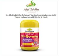 TPCN - Kẹo Dẻo Cho Bé Biếng Ăn Natures Way Kids Smart VitaGummies Multi-Vitamin For Fussy Eaters 60