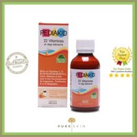 TPCN Pediakid 22 Vitamins 125ml nội địa Pháp