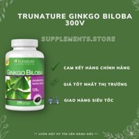 [TPCN] Viên Uống Bổ Não Trunature Ginkgo Biloba 300 Viên Mỹ. Supplements.Market