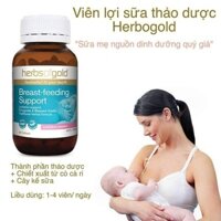 (TPCN) Viên Uống Lợi Sữa Herbs of Gold Breast-Feeding Support 60 Viên