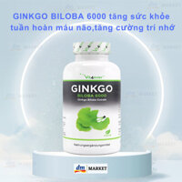 [TPCN]Viên uống bổ não GINKGO BILOBA 6000 VIT4EVER tăng sức khỏe, tuần hoàn máu não,tăng cường trí nhớ