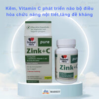 [TPCN]Viên uống bổ sung Vitamin C, Kẽm Thuần chay, tăng hệ miễn dịch, xương chắc khỏe, da trắng đẹp, hộp 60 viên
