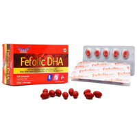 [TPCSSK] Bổ sắt FE FOLIC DHA hộp 30 viên