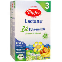 Töpfer Lactana® Bio Folgemilch 3, 600 g