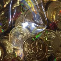 TPH360 TÚI 1KG SOCOLA ĐỒNG TIỀN VÀNG