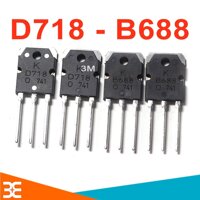 [Tp.Hà Nội] Combo 4 Con Transistor D718 và B688 ( Mỗi Loại 2 Con ) [bonus]