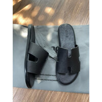 TPHCM Dép chữ H đế da cao cấp Nam màu đen và nâu size 38 đến 46