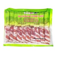 TPS Ba chỉ bò Mỹ cắt lát đông lạnh 500g
