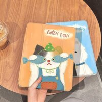 Tpu cho iPad Vỏ bảo vệ Gen 5 Gen 6 Gen 10 Gen 9 Air (13inch) Air 4 Air 2 Air 1 Air 5 Gen 8 Air 3 Air 6 Gen 7 Graffiti dễ thương có khe cắm bút