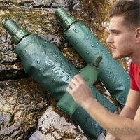 Tpu Gấp Chai Nước 500ml Bình Xe Đạp Ấm Siêu Tốc Thể Thao Có Thể Gập Lại Chai Uống Túi Nước Cho Chạy Cắm Trại Bình Mềm