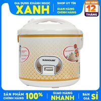 Tr bày Mới 98-99%-Nồi cơm điện Sunhouse 2.8 lít SH 830-Lòng nồi cơm điện bằng hợp kim nhôm chống dính Whitford (USA) nấu ăn ngon dễ vệ sinh-Bảo Hành 12 Tháng