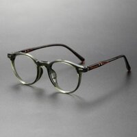 Tr90 Vintage Hàn Quốc Kính Mắt Nam Nữ Hình Bầu Dục Chống Ánh Sáng Xanh Kính Mắt Trong Suốt Quang Kính Khung 7158