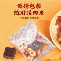 Trà A giao đường đỏ hoa hồng gừng tươi NKĐNĐ gelatin đường nâu trà táo tàu gừng hoa hồng đường nâu trà gừng nước gừng sú