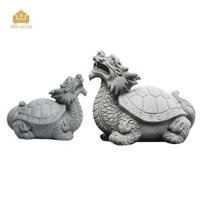 Trà Abbraccia Đồ trang trí thú cưng Bể cá Rùa Micro Phong cảnh Tượng nhỏ cho bàn trà
