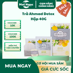 Trà AHMAD Detox giải độc – hộp 40g/ 20 túi lọc