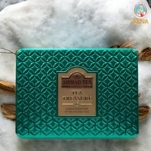 Trà Ahmad Tea Treasure hộp thiếc 6 vị Anh Quốc 120g