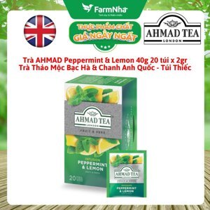 Trà Ahmad vị Chanh và bạc hà 40g