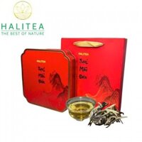 Trà Bánh Bạch Mẫu Đơn Tây Côn Lĩnh Hà Giang 300gr/bánh - Hộp Thiếc Đỏ Quà Tặng Cao Cấp