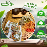 Trà Bát Vị Thảo Dược Bổ Thận, Trà Cây Lá Rừng 8 Vị Đông Trùng, Táo Đỏ, Kỳ Tử... Hộp 30 Túi | AN DƯỢC TRÀ