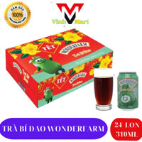 Trà Bí Đao Lon Wonderfarm Thùng 24 Lon 310 ml- vinh Mart