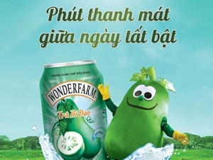 Trà bí đao Wonderfarm lon 310ml