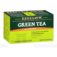 Trà Bigelow Green Tea with Peach 20bag-25g