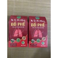 Trà bổ phế Bảo Khang, combo 160 túi, bổ phổi, tiêu đờm, phục hồi chức năng phổi, hen suyễn, đau họng