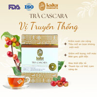 Trà Cà Phê Túi Lọc Cascara LAKA Hộp 80Gr 100% quả cà phê tươi chín mọng, công nghệ Enzyme độc quyền