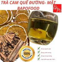 trà cam quế đường phèn mật ong, 1kg trà thảo mộc cam vàng quế đường phèn mật ong BapoFood