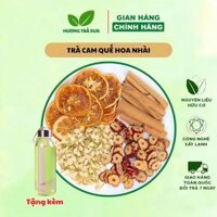 Trà Cam Quế Hoa Nhài Táo Đỏ(Hộp 30 gói+Tặng Bình 300ml)