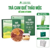 Trà Cam Quế Thảo Mộc First Tea, Set 15 Gói, Set 30 Gói.